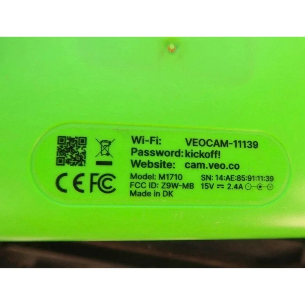 VEO M1710 AI Sports Camera 180 Degree Dual Lens Soccer Coach Filming 1st Gen